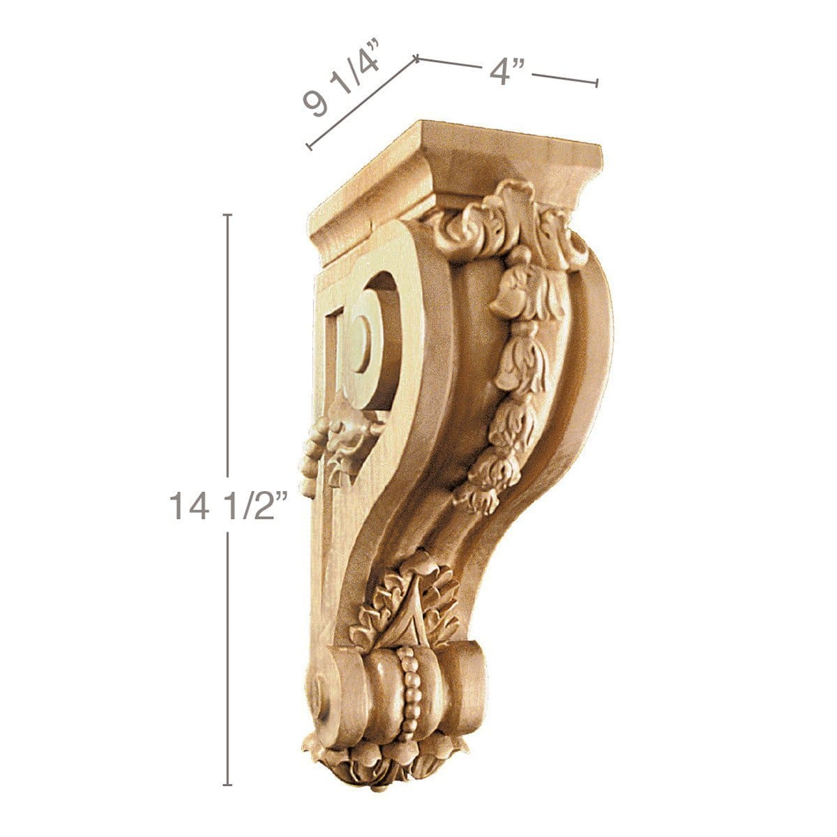 Dentil, 1/2''w x 3/8''d x 8' length Resin