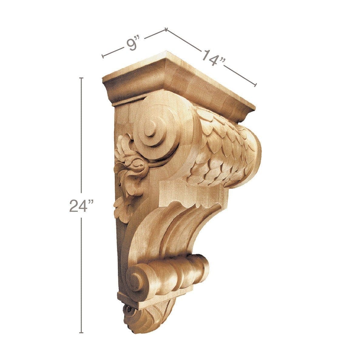 Dentil, 1/2''w x 3/8''d x 8' length Cherry
