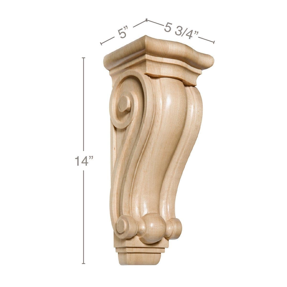 Bead and Barrel, 5 1/4''w x 1 1/16''d Poplar