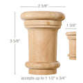 MLD5616 Clipped Corner, R1 7/8"