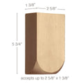 Traditional Panel Moulding, 2"w x 3/4''d Resin