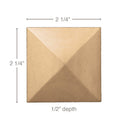 Traditional Panel Moulding, 2 1/8"w x 1 1/16"d Poplar