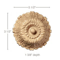 Medium Scrolled Bracket Corbel, 3 1/2''w x 12''h x 7 1/2''d Maple