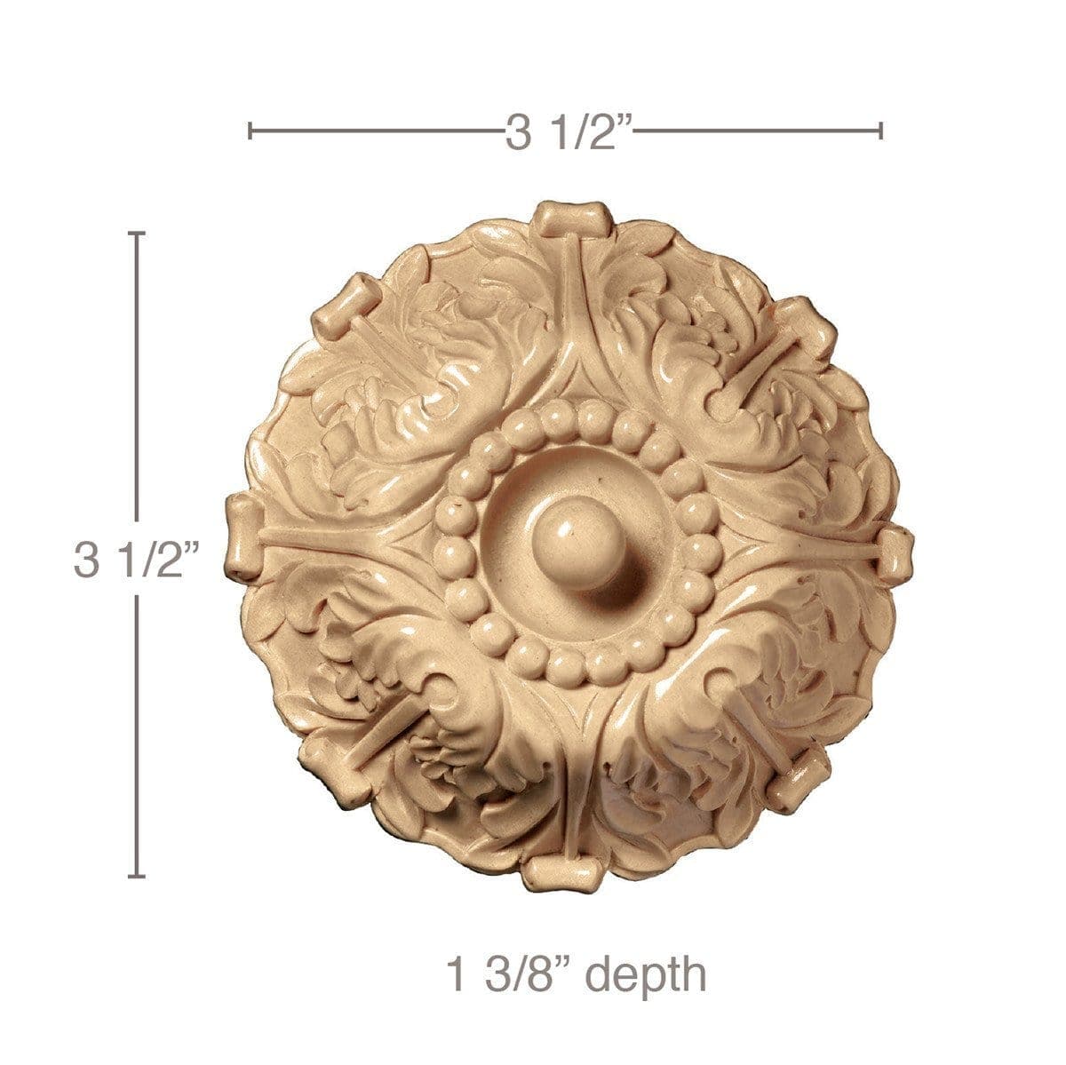 Medium Scrolled Bracket Corbel, 3 1/2''w x 12''h x 7 1/2''d Maple