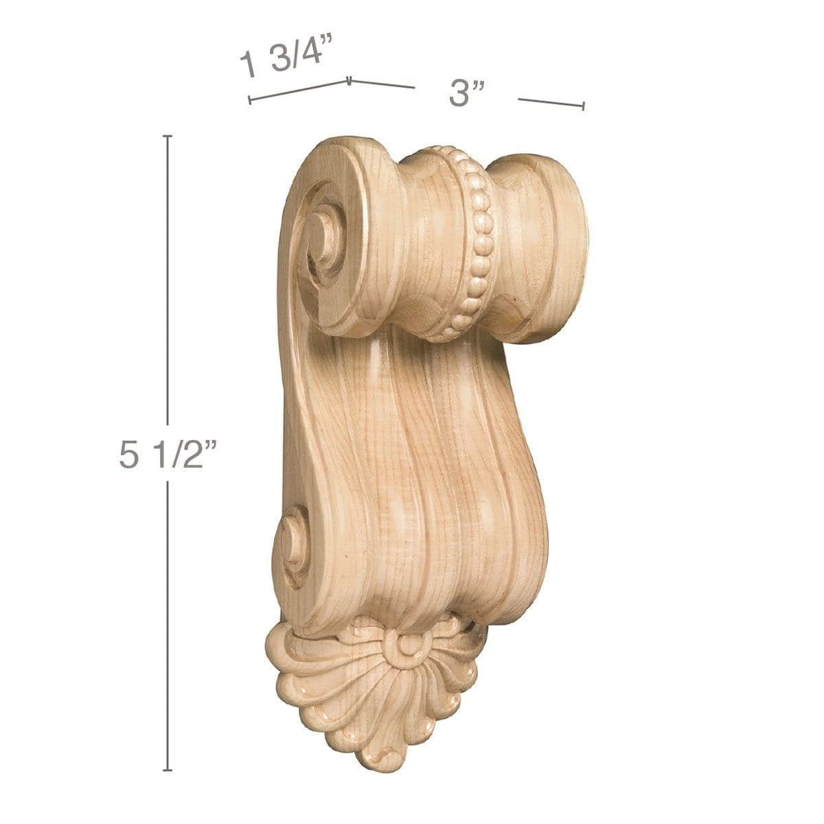 Casing, 5''w x 1 5/16''d Poplar