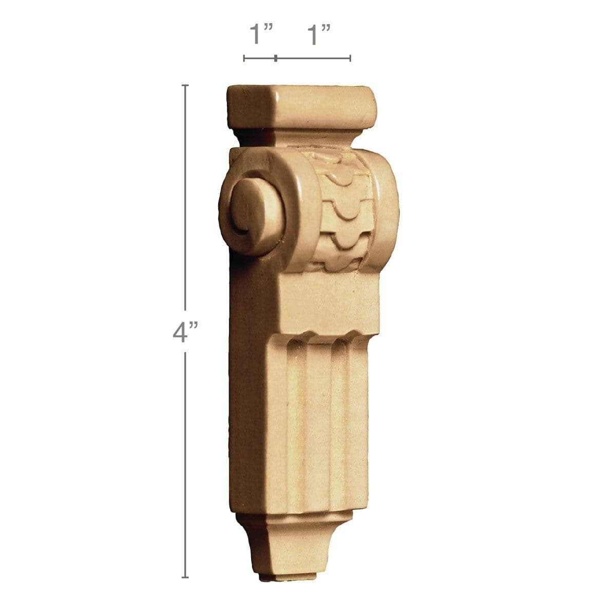 Classic Corbel, 7''w x 9''h x 5 1/2''d Maple
