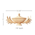 Traditional Split Foot, 4"w x 4 1/2"h x 2"d, 1 Pair Maple