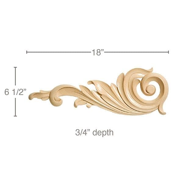 Large Rope Half Round Lineal, 2''w x 1''d x 8' length, Sold in pairs Resin