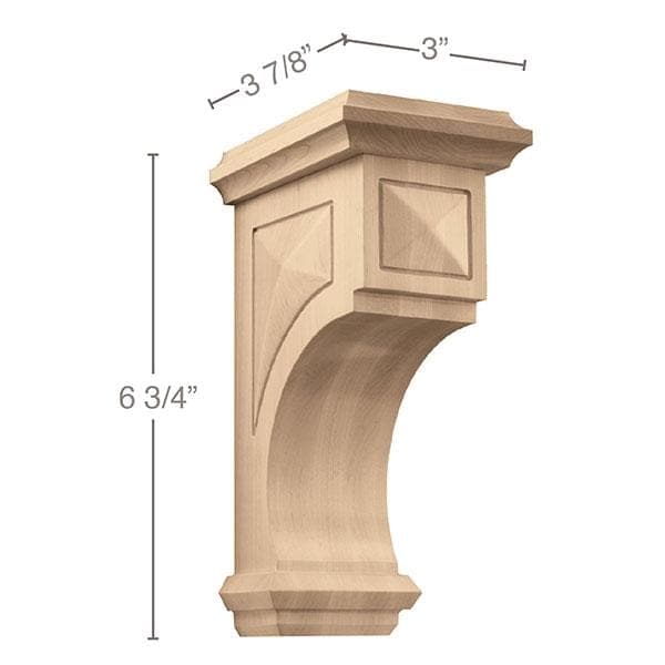 Bolection Rangehood, 72''w x 12''h x 2 1/8''d Maple