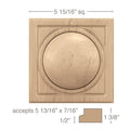 Traditional Panel Moulding (Lips 3/4), 2 1/4"w x 5/8"d Poplar
