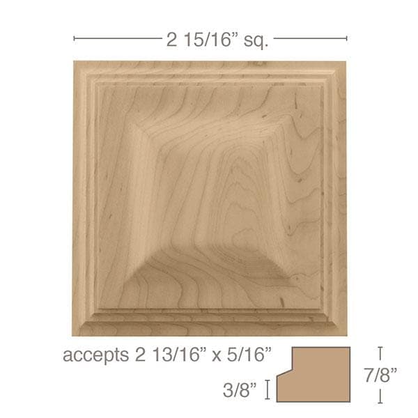 Petite Acanthus Corbel, 3''w x 4 1/4''h x 1 3/4''d Lindenwood