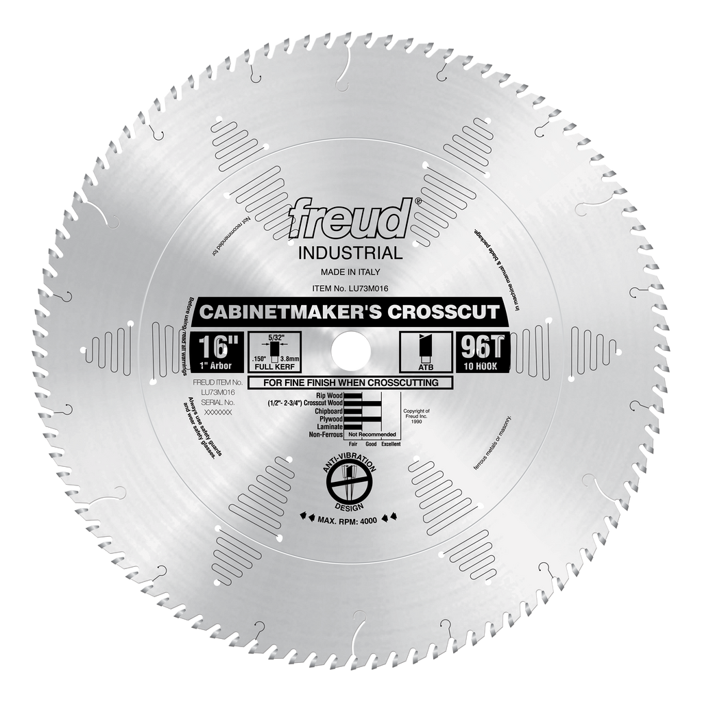 Freud Cabinetmaker's Crosscut Blades