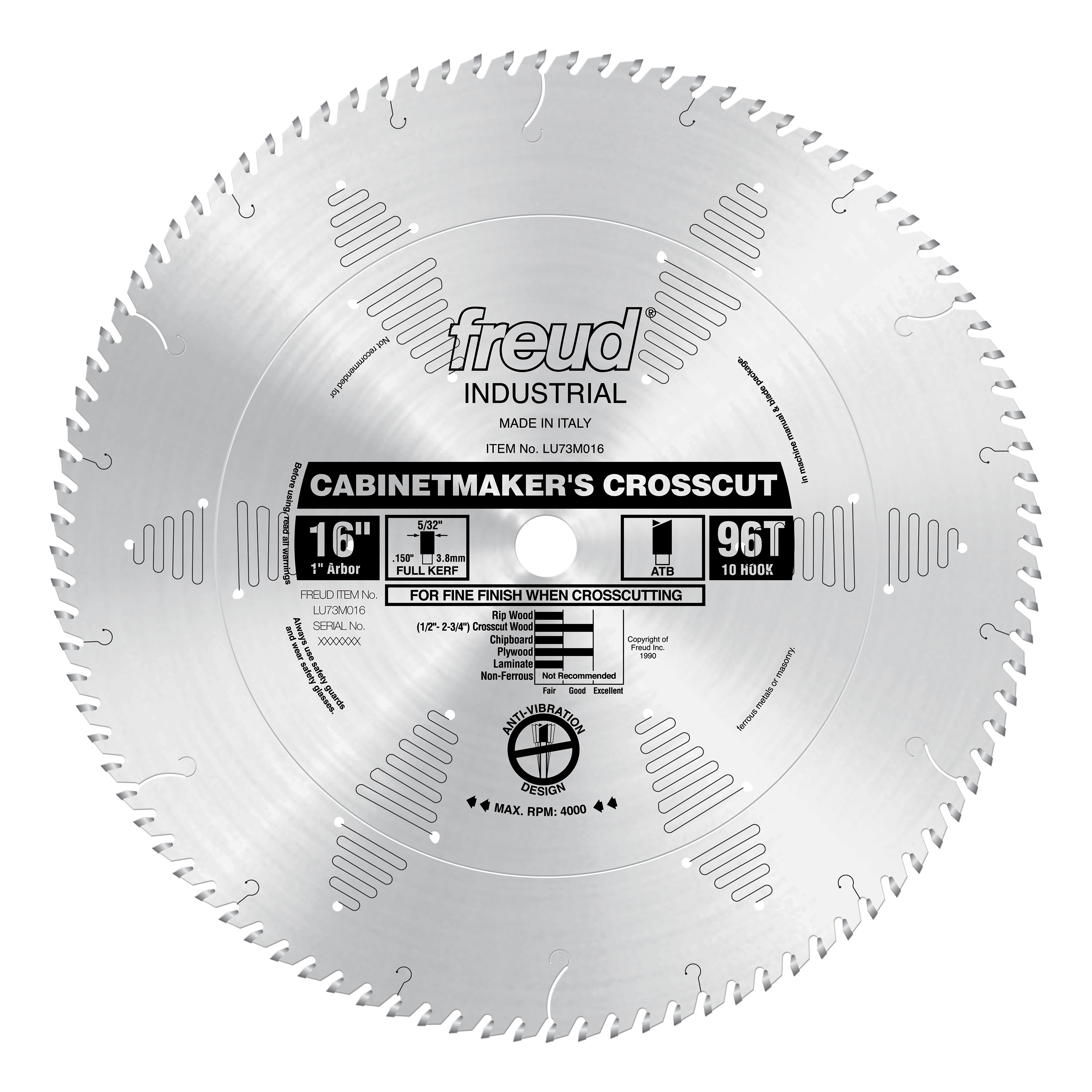 Freud Cabinetmaker's Crosscut Blades