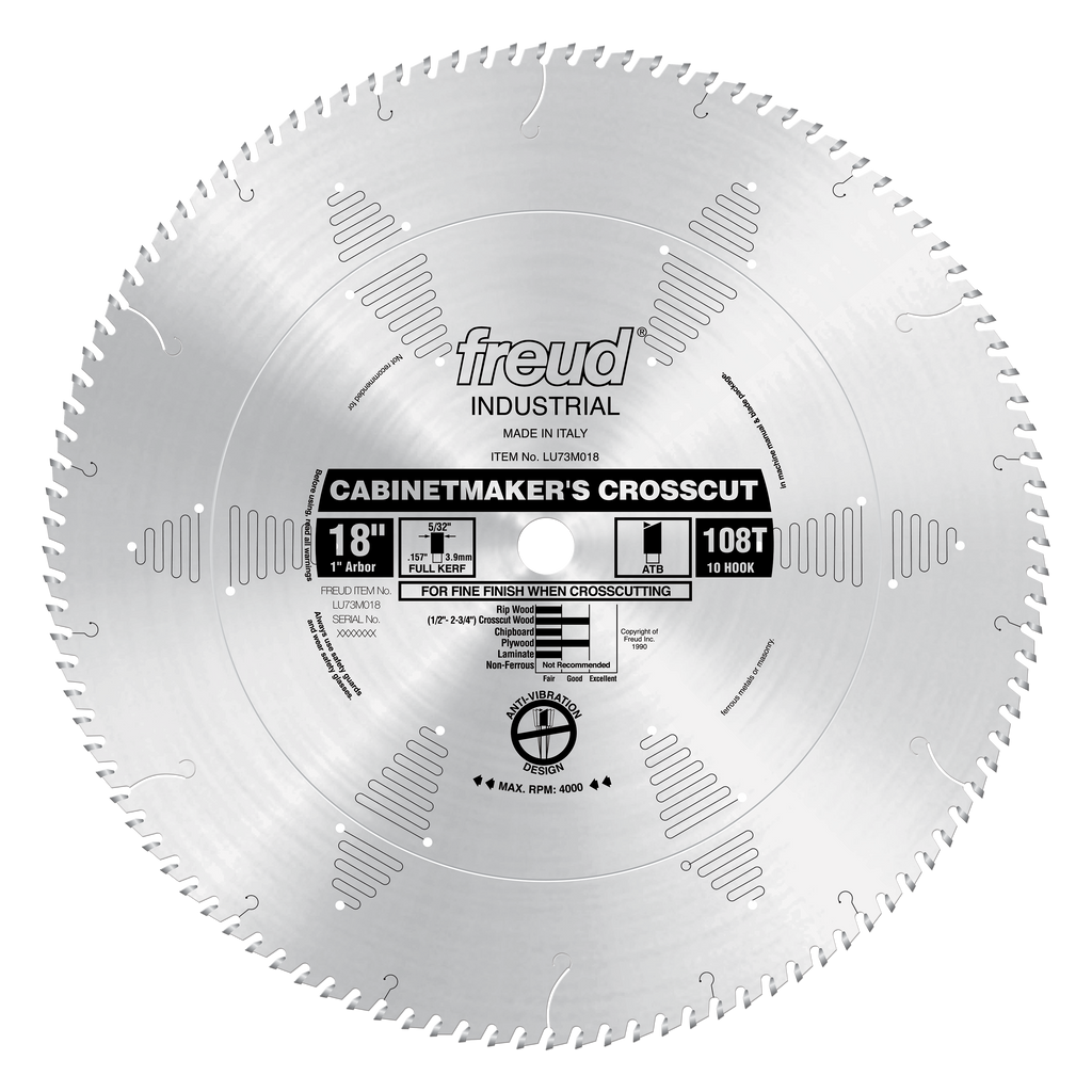 Freud Cabinetmaker's Crosscut Blades