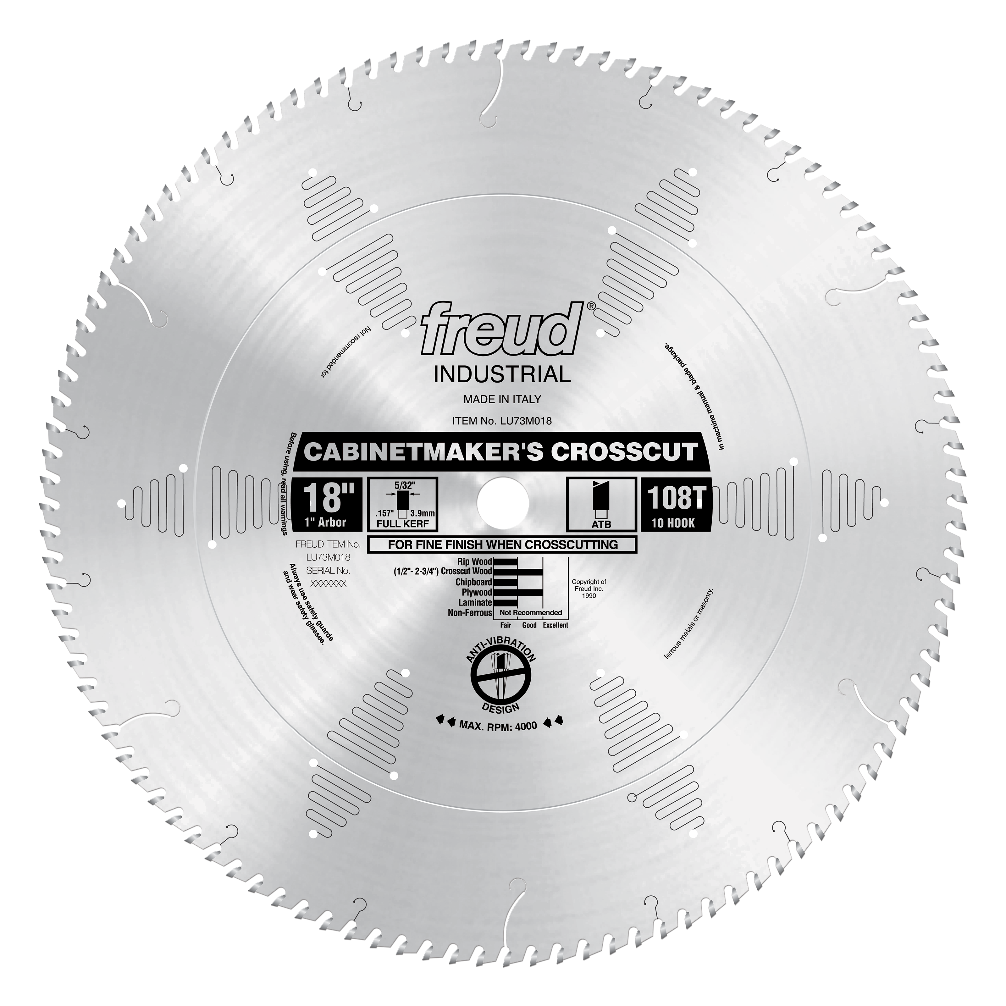 Freud Cabinetmaker's Crosscut Blades