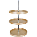 Hardware Resources Round Three-Shelf Banded Lazy Susan