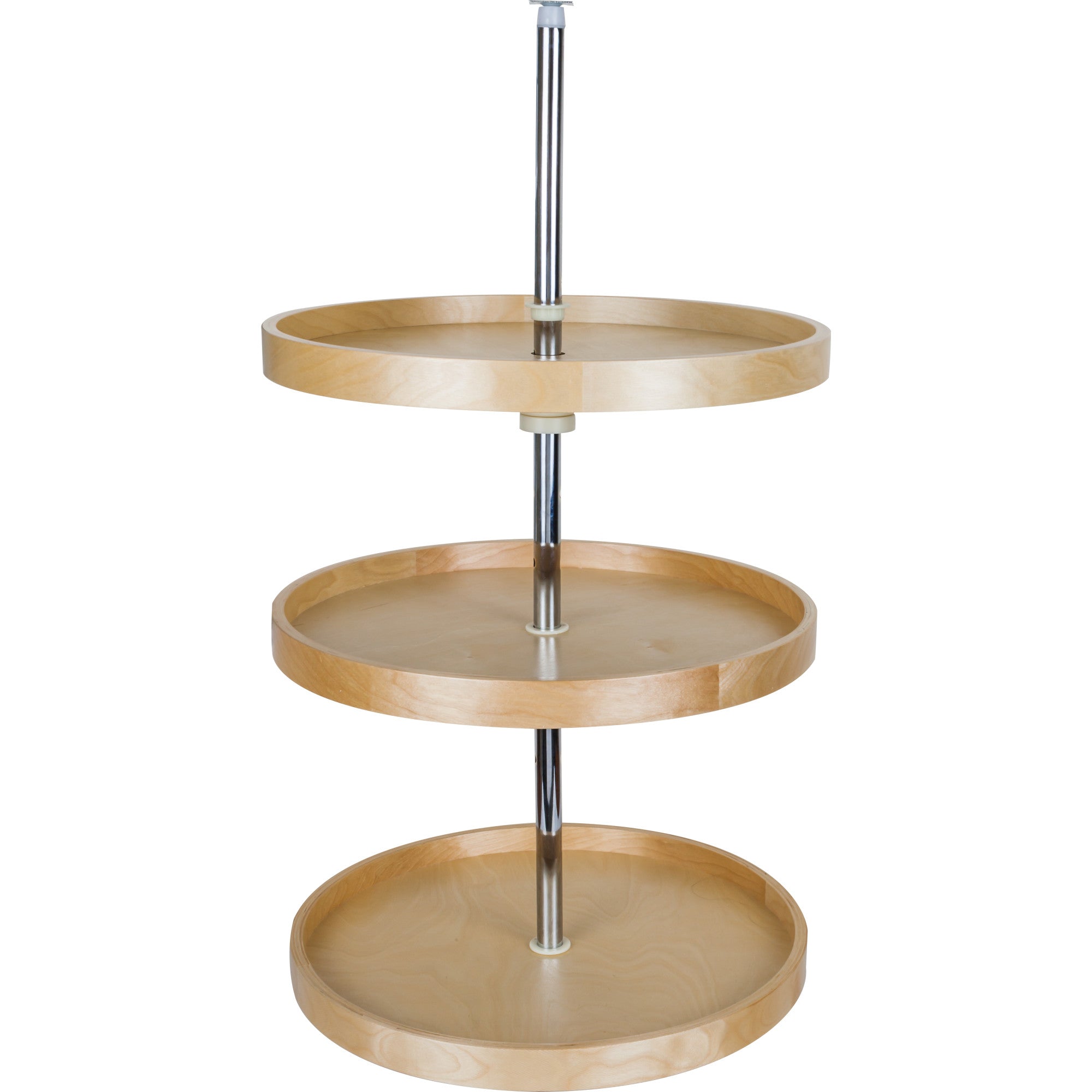 Hardware Resources Round Three-Shelf Banded Lazy Susan 20" Diameter