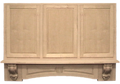 VMI Decorative Mantel Hood 60" Width 25" Depth Maple
