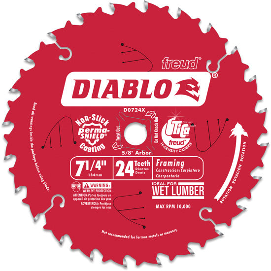 Diablo Framing Saw Blade for Wood 7-1/4" Diameter