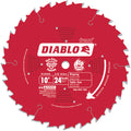 Diablo Ripping Blade, 10" x 24 Atb, 5/8" Arbor, .098" Kerf, .071" Plate