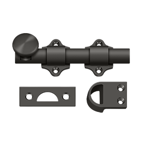 Deltana 4" Dutch Door Bolt Heavy Duty, Oil Rubbed Bronze