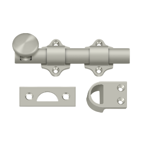 Deltana 4" Dutch Door Bolt Heavy Duty, Satin Nickel