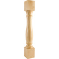 Hardware Resources Turned Post Alder 42" Length 6" Width