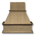 VMI Decorative Island Hood 30" Width Hickory