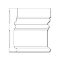 Small Classic Corbel, 3"w x 6"h x 1 1/2"d Maple