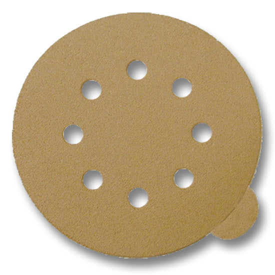 CGW Abrasives 5" Abrasive Disc Gold C-Weight PSA Disc With Tab