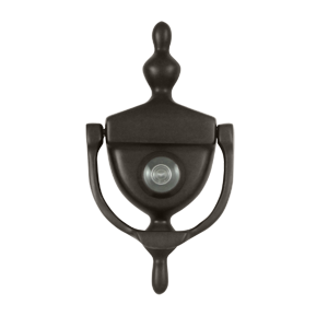 Deltana Door Knocker-Viewer, Oil Rubbed Bronze, 3-3/4"