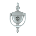 Deltana Door Knocker-Viewer, Brushed Chrome, 3-3/4"