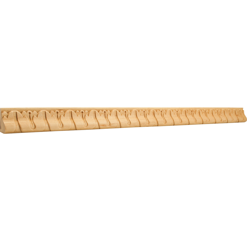 Hardware Resources 1-5/16" x 3/4" x 96" Hand Carved Beauty Moulding