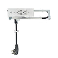 Docking Drawer Blade In-Drawer Outlet, Integrated Safety Shutoff, (2) Usb-A & (2) 15 Amp Ac, White