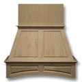 VMI Double Panel Island Hood 48" Width Red Oak