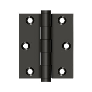 Deltana Solid Brass Hinge 3" x 2.5" Thickness 0.097"