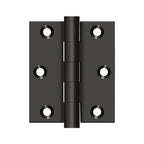 Deltana Solid Brass Hinge 3" x 2.5" Thickness 0.097"