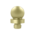 Deltana Ball Tip For 6" x 6" Hinges, Unlacquered Polished Brass