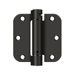 Deltana 3-1/2" x 3-1/2" Spring Hinge Round Corners