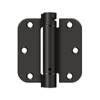 Deltana 3-1/2" x 3-1/2" Spring Hinge Round Corners
