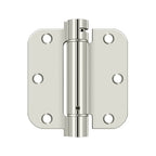 Deltana 3-1/2" x 3-1/2" Spring Hinge Round Corners