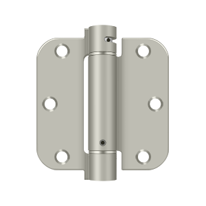 Deltana 3-1/2" x 3-1/2" Spring Hinge Round Corners