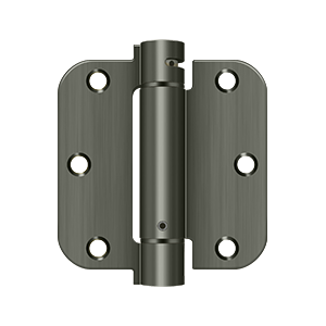 Deltana 3-1/2" x 3-1/2" Spring Hinge Round Corners