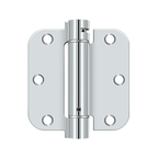 Deltana 3-1/2" x 3-1/2" Spring Hinge Round Corners