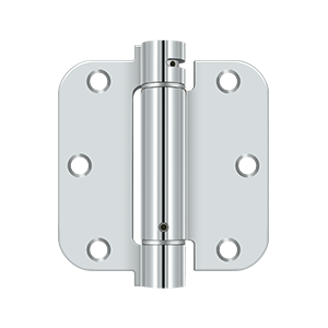 Deltana 3-1/2" x 3-1/2" Spring Hinge Round Corners