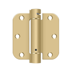 Deltana 3-1/2" x 3-1/2" Spring Hinge Round Corners