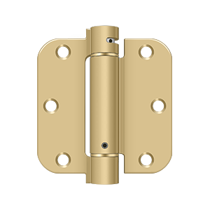 Deltana 3-1/2" x 3-1/2" Spring Hinge Round Corners