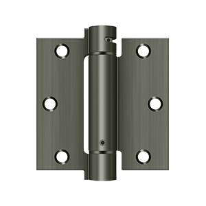 Deltana 3-1/2" x 3-1/2" Spring Hinge Square Corners