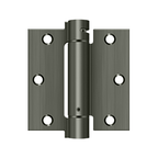 Deltana 3-1/2" x 3-1/2" Spring Hinge Square Corners