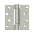 Deltana 4" x 4" Spring Hinge, Satin Nickel